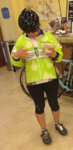 Barbara from the Solvang Century, who worked an aid station at CIM. Thanks, Barbara!